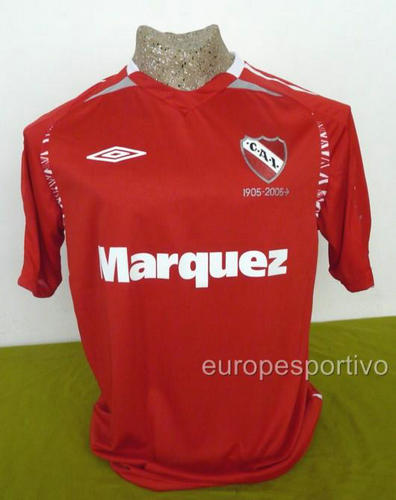 maillot de ca independiente domicile 2007-2008 rétro