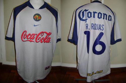 maillot de club américa exterieur 2002 pas cher