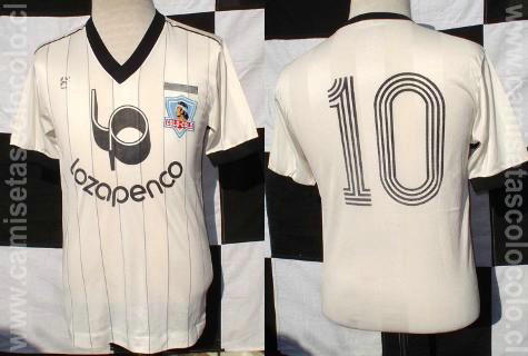 maillot de colo-colo domicile 1985 pas cher