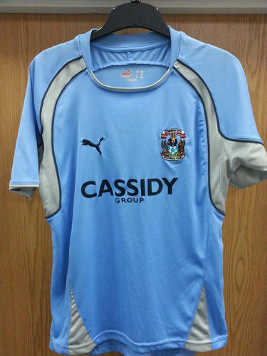 maillot de coventry city fc domicile 2007-2008 rétro