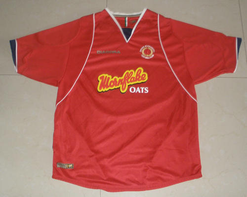 maillot de crewe alexandra fc domicile 2007-2008 rétro