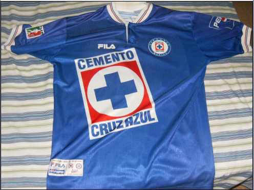 maillot de cruz azul domicile 1998-1999 pas cher