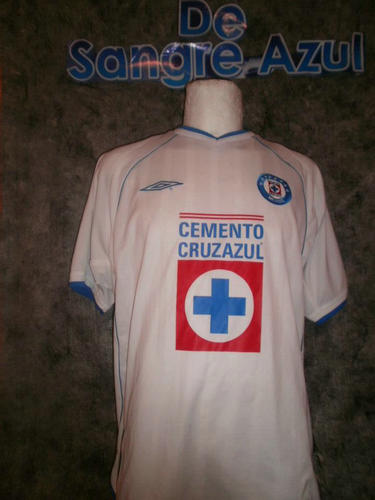 maillot de cruz azul exterieur 2002 pas cher