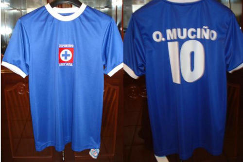 maillot de cruz azul réplique 1972 pas cher