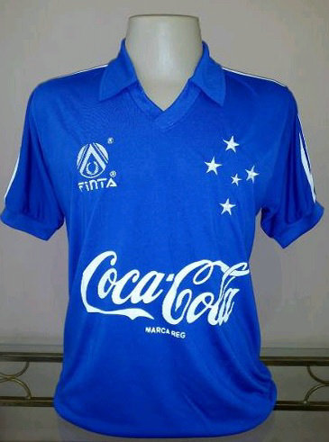 maillot de cruzeiro ec domicile 1991 rétro