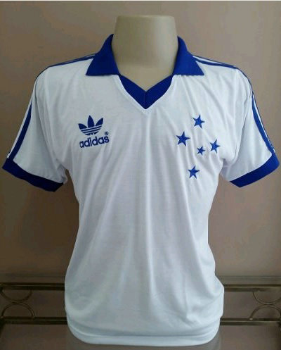 maillot de cruzeiro ec réplique 1985 rétro