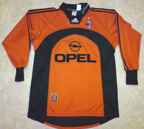 maillot de foot ac milan gardien 1998-1999 pas cher