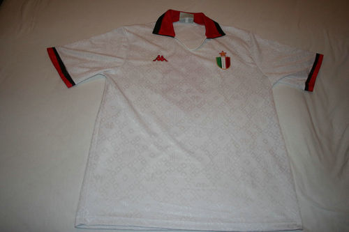 maillot de foot ac milan particulier 1988-1990 rétro