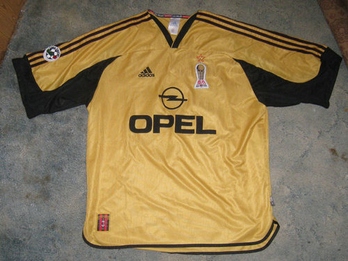 maillot de foot ac milan particulier 1999-2000 rétro