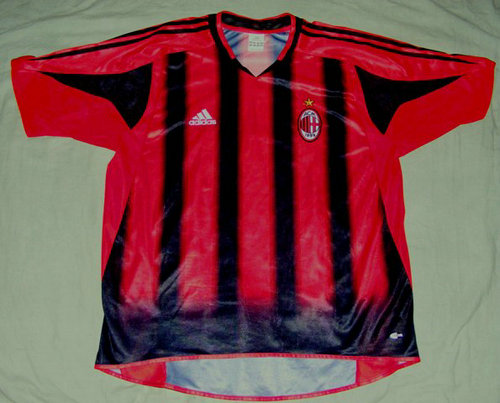 maillot de foot ac milan particulier 2005 rétro