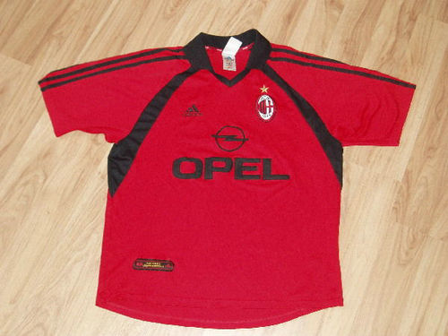 maillot de foot ac milan third 2001-2002 rétro