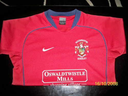 maillot de foot accrington stanley domicile 2004-2005 pas cher