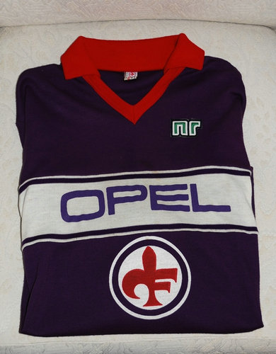 maillot de foot acf fiorentina domicile 1984-1985 rétro