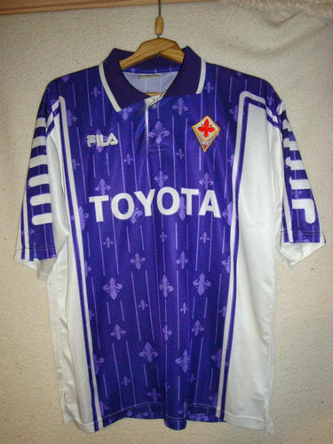 maillot de foot acf fiorentina domicile 1999-2000 rétro