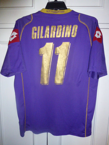 maillot de foot acf fiorentina domicile 2008-2009 rétro