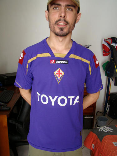 maillot de foot acf fiorentina domicile 2009-2010 rétro