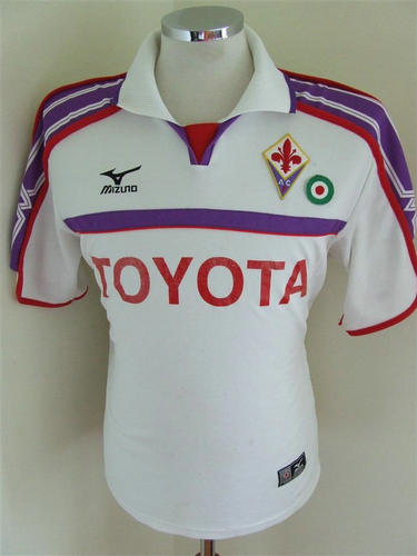 maillot de foot acf fiorentina exterieur 2001-2002 rétro