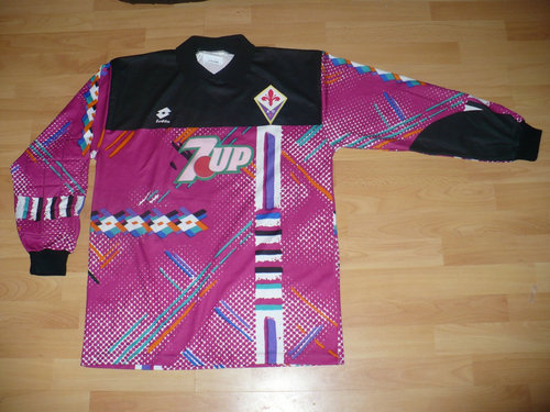 maillot de foot acf fiorentina gardien 1992-1993 rétro