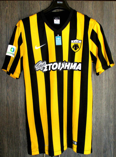 maillot de foot aek athènes domicile 2015-2016 rétro