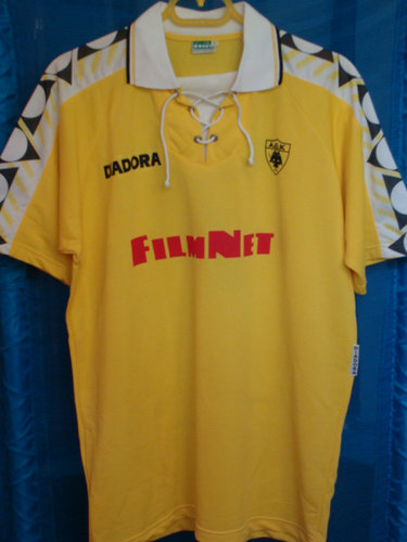 maillot de foot aek athènes exterieur 1995-1996 rétro