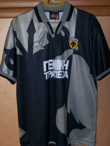 maillot de foot aek athènes exterieur 1997-1998 rétro