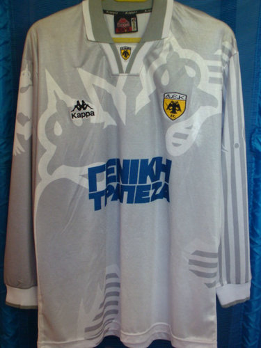 maillot de foot aek athènes exterieur 1998-1999 rétro