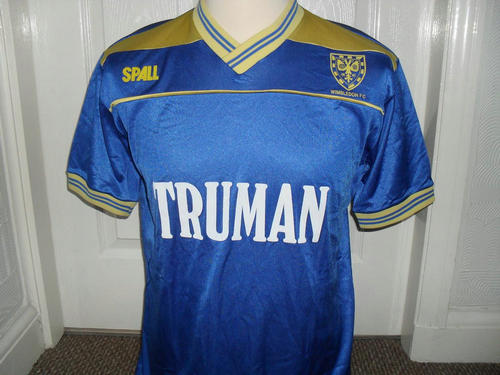 maillot de foot afc wimbledon domicile 1986-1988 rétro