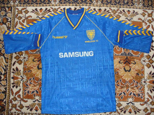 maillot de foot afc wimbledon domicile 1989-1990 rétro