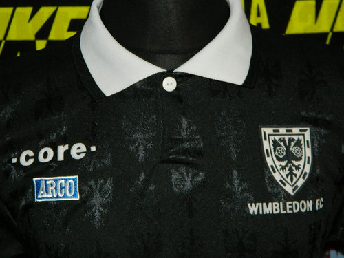 maillot de foot afc wimbledon exterieur 1995-1996 rétro