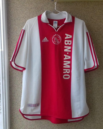 maillot de foot ajax amsterdam domicile 2000-2001 rétro