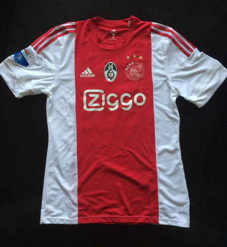 maillot de foot ajax amsterdam domicile 2015-2016 rétro