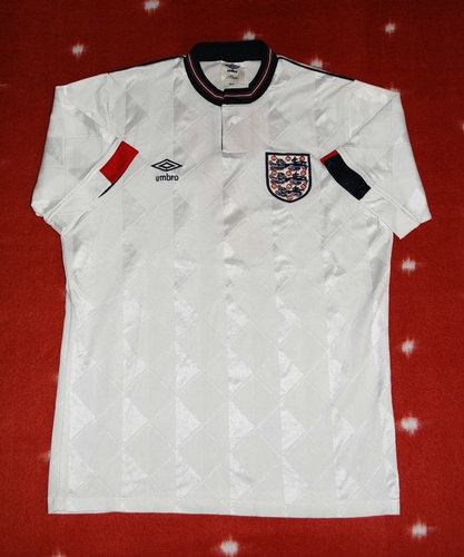 maillot de foot angleterre domicile 1988-1990 rétro