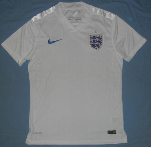 maillot de foot angleterre domicile 2014-2016 rétro