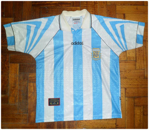 maillot de foot argentine domicile 1996-1997 rétro