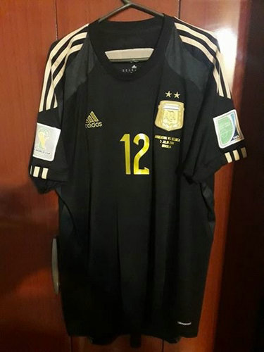 maillot de foot argentine gardien 2014-2015 rétro