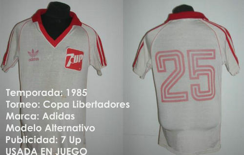 maillot de foot argentinos juniors exterieur 1985 pas cher