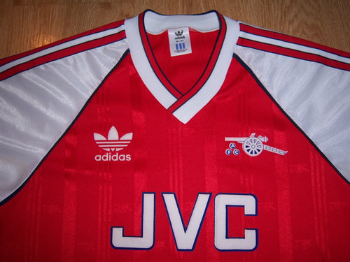 maillot de foot arsenal fc domicile 1988-1990 rétro