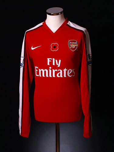 maillot de foot arsenal fc particulier 2008-2010 pas cher