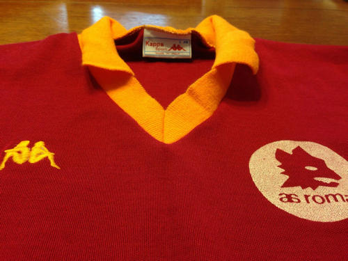 maillot de foot as rome domicile 1983-1986 pas cher