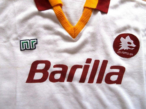 maillot de foot as rome exterieur 1987-1989 pas cher