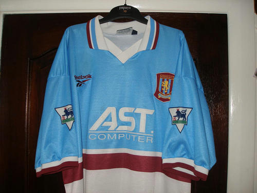 maillot de foot aston villa exterieur 1997-1998 rétro