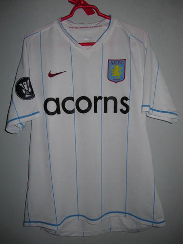 maillot de foot aston villa réplique 2008-2009 rétro