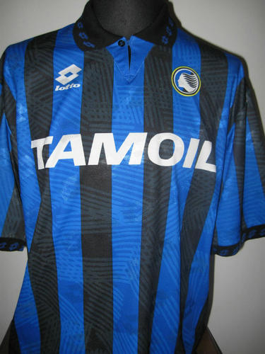 maillot de foot atalanta bergame domicile 1991-1992 rétro