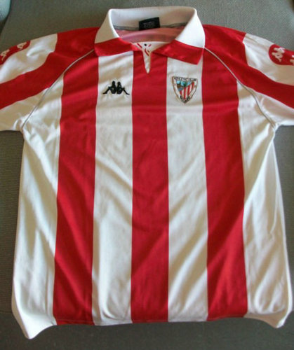 maillot de foot athletic bilbao domicile 1998-1999 rétro