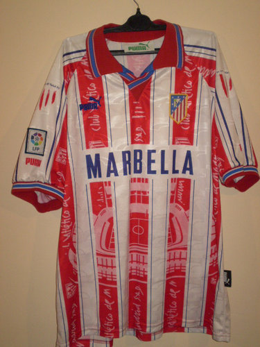 maillot de foot atlético de madrid domicile 1997-1998 pas cher