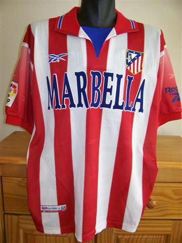 maillot de foot atlético de madrid domicile 1998-1999 pas cher