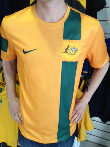 maillot de foot australie domicile 2012-2015 rétro