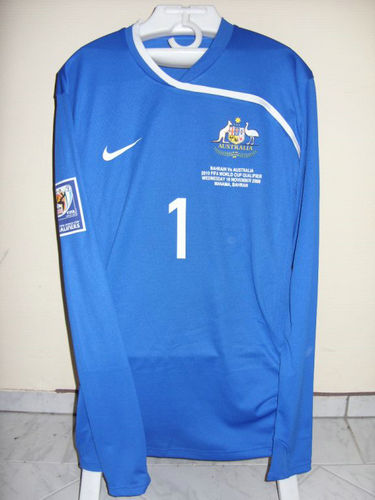 maillot de foot australie gardien 2008-2009 rétro