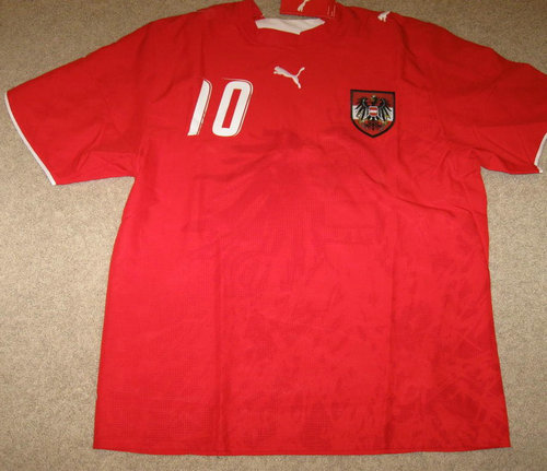 maillot de foot autriche domicile 2004-2006 rétro