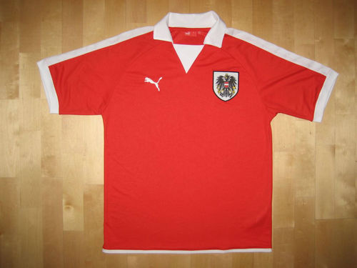 maillot de foot autriche exterieur 1977-1978 rétro